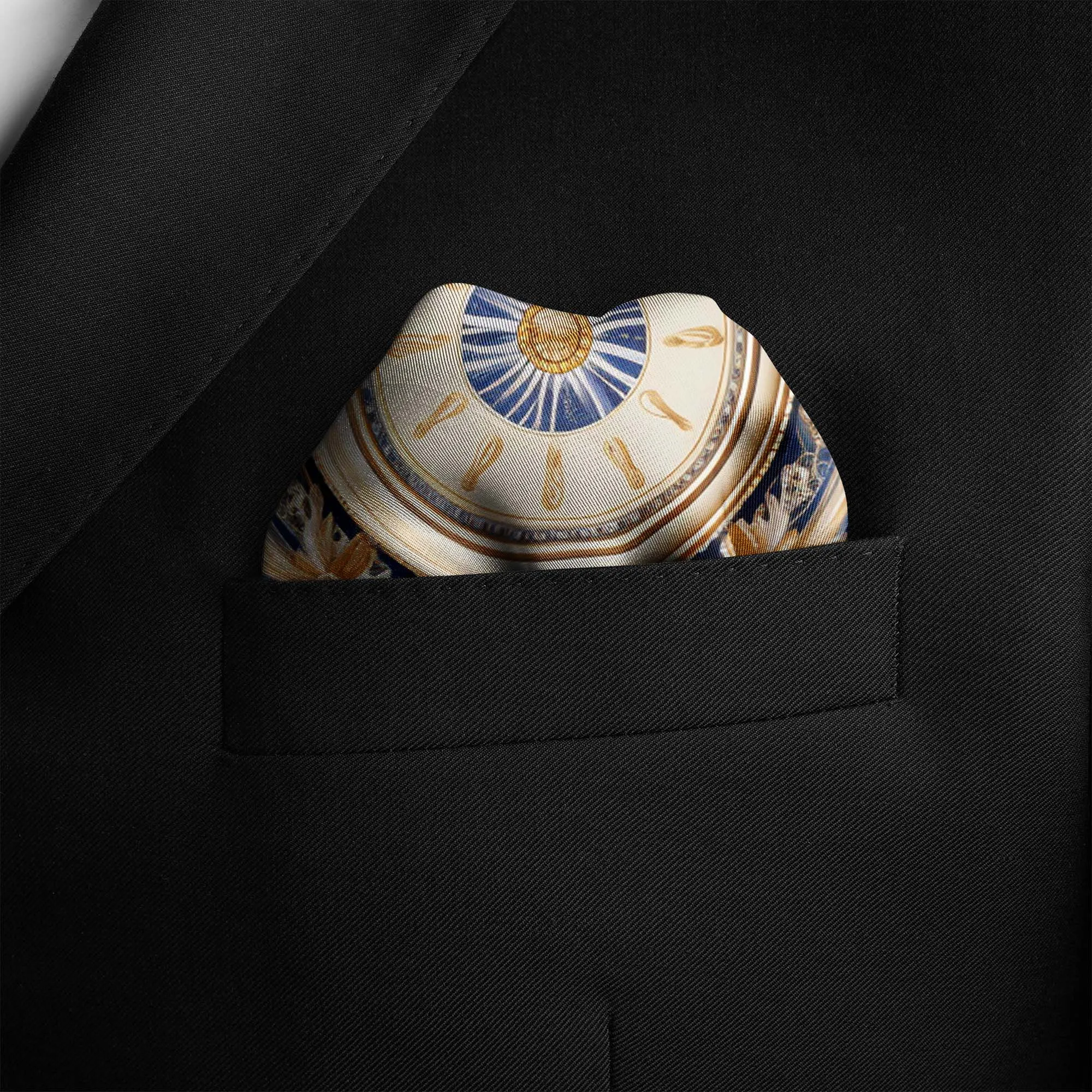 CLASSIC BAROQUE  SILK POCKET SQUARE