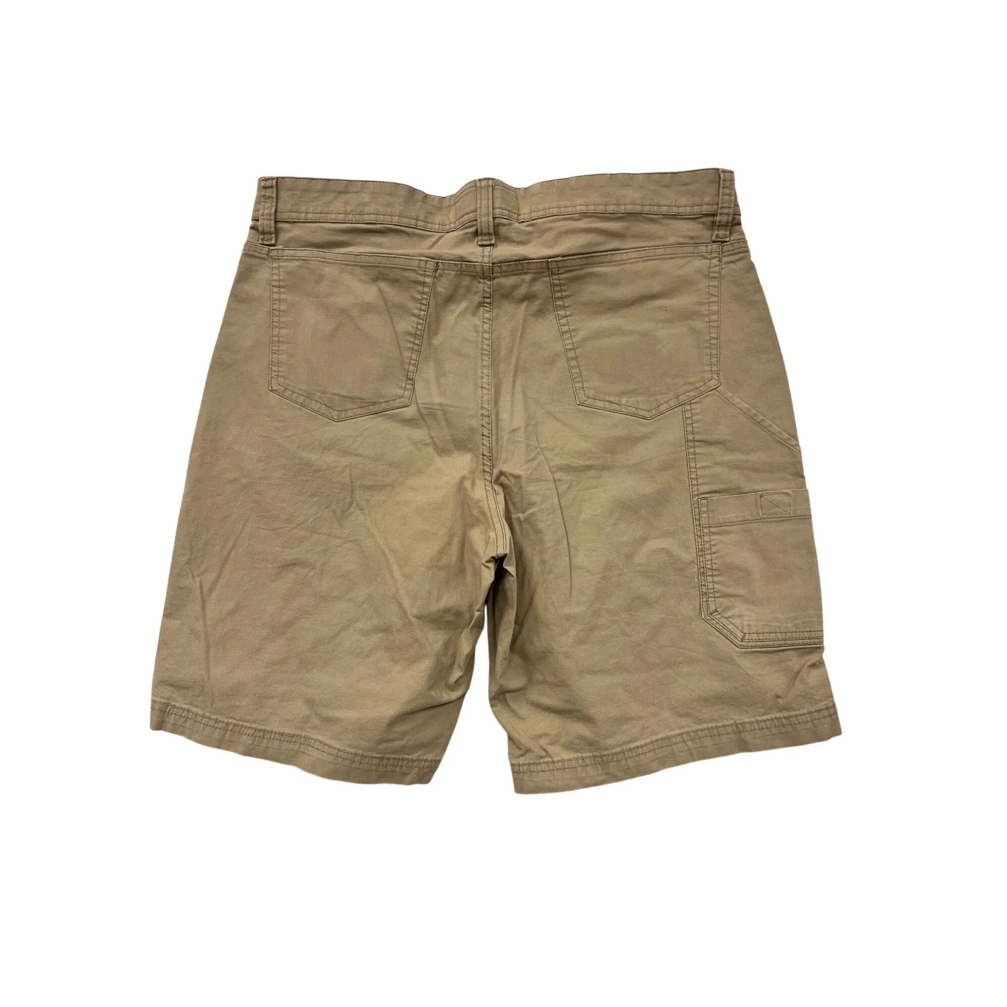 Clearwater Outfitters Mens Khaki Cargo Shorts Size 34W #6570
