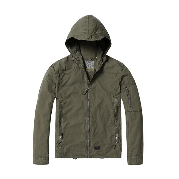 Clothing Spring Winter Men Jackets Casual Zipper Slim Fit Coat