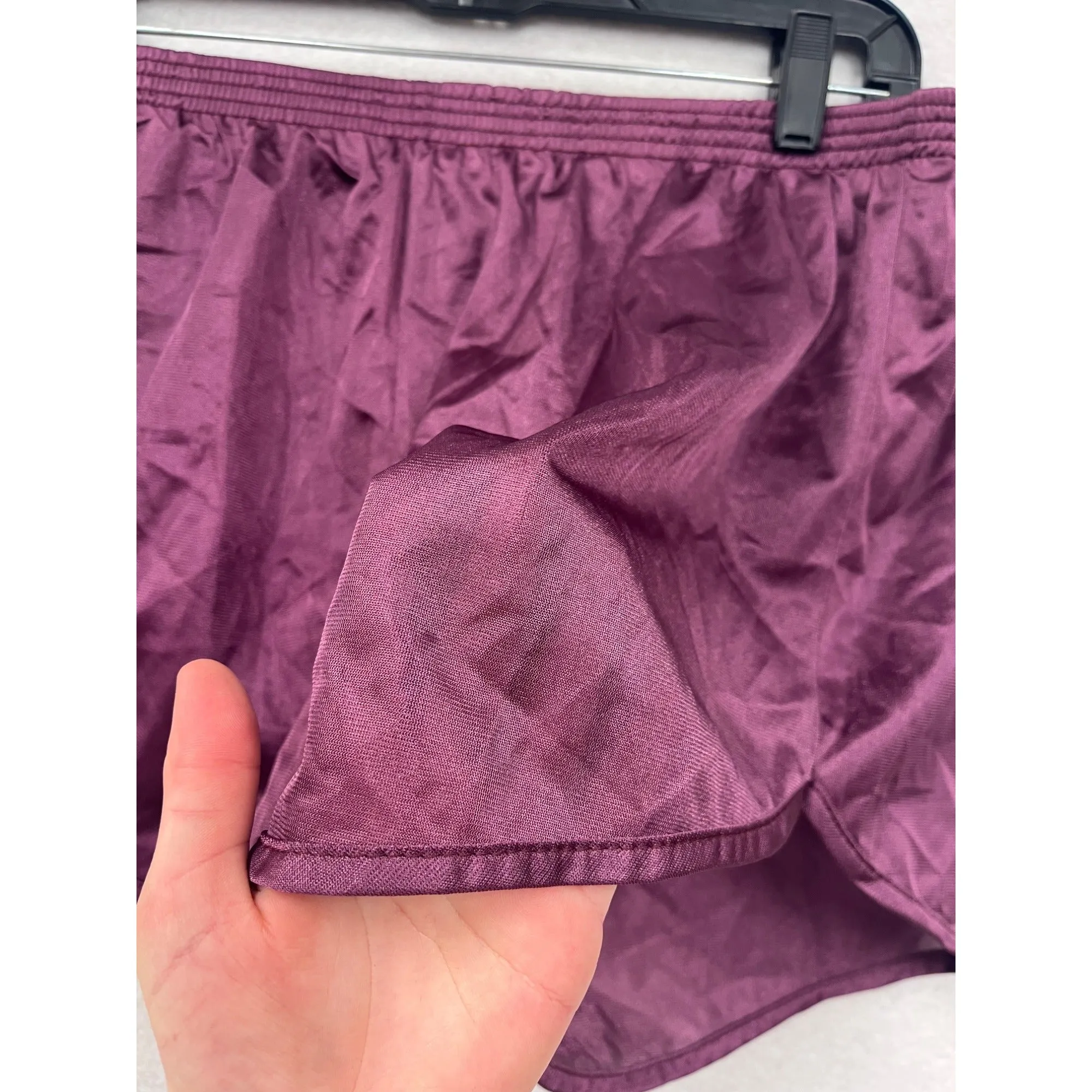 Cobblestones Womens Activewear Nylon Running Shorts XL Purple #8146