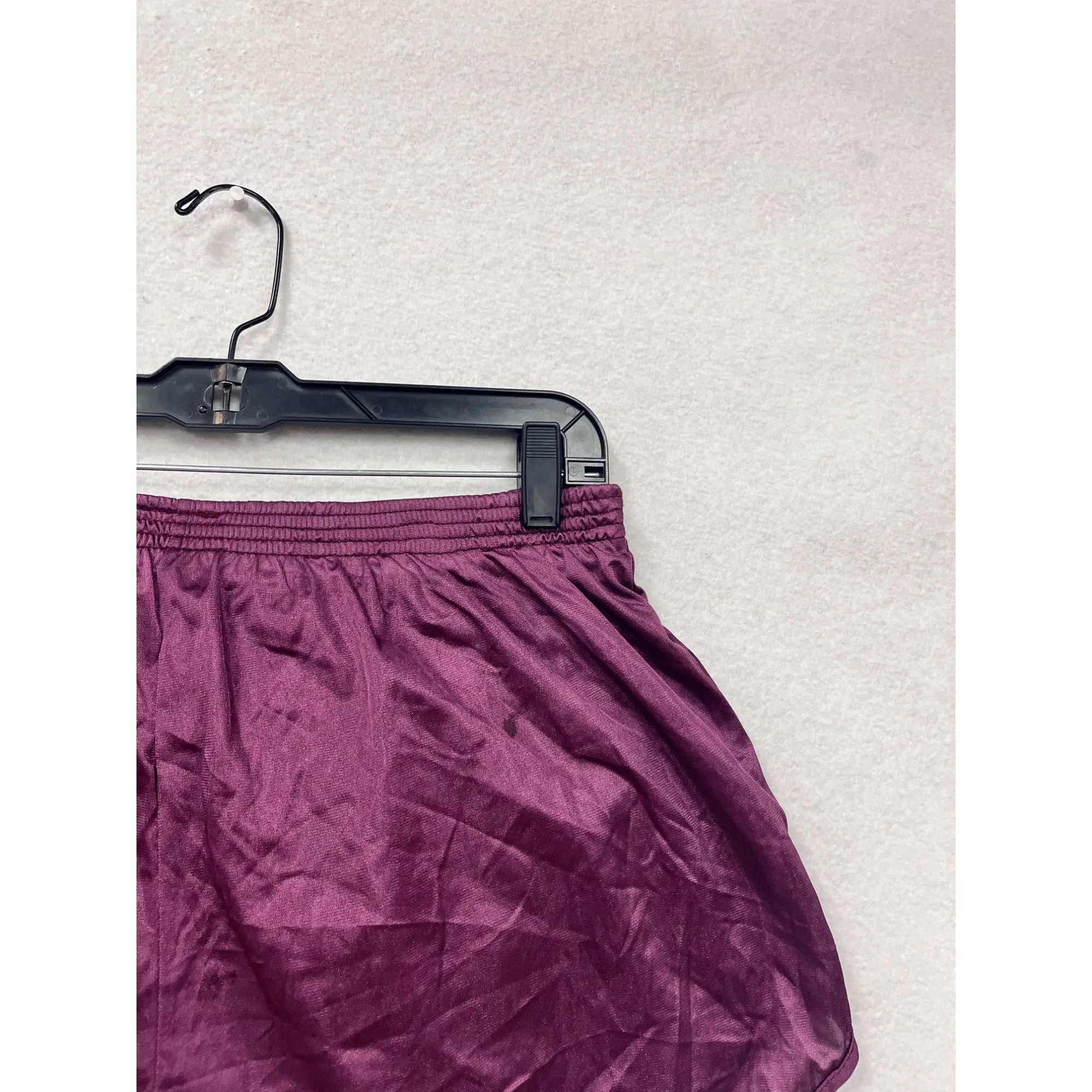 Cobblestones Womens Activewear Nylon Running Shorts XL Purple #8146