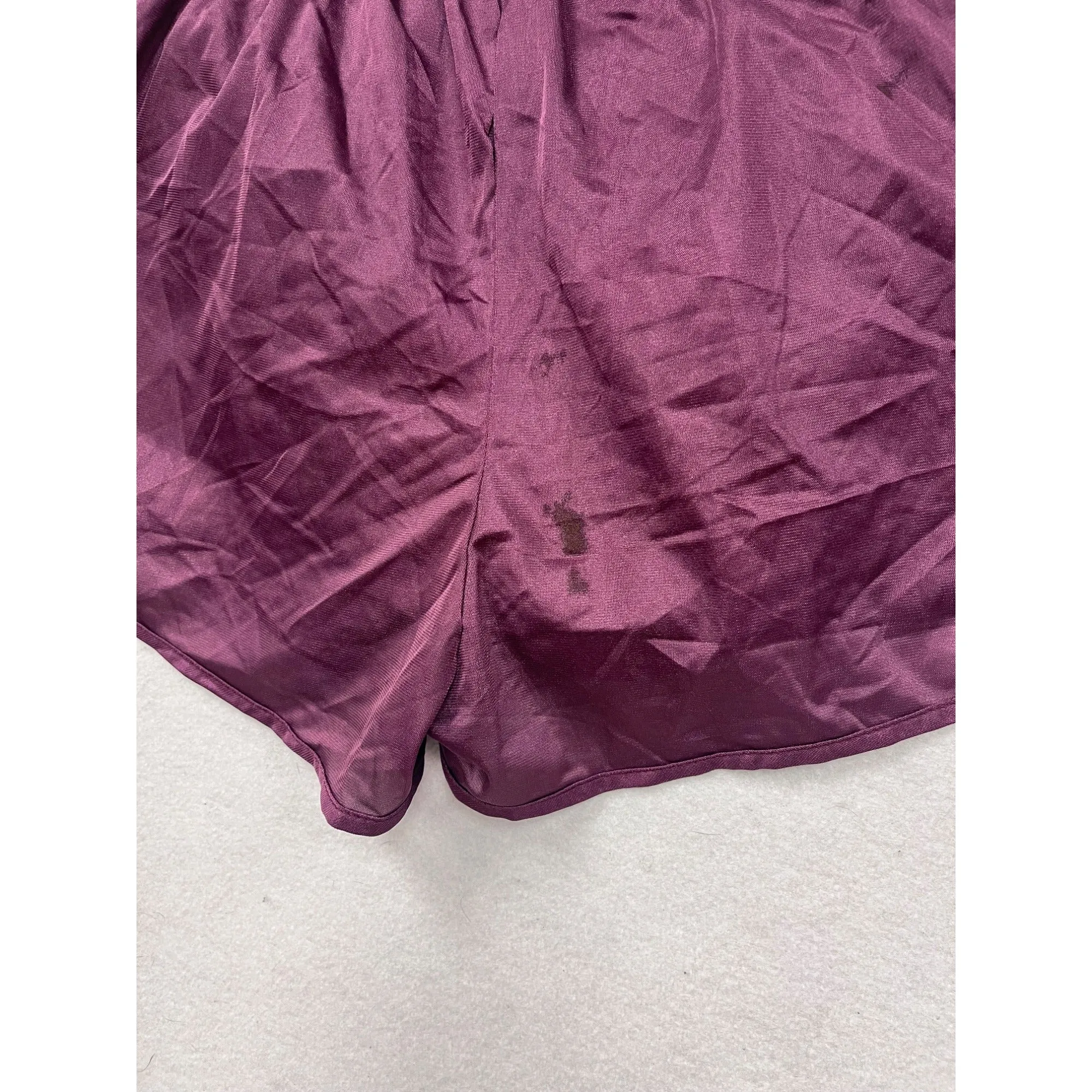 Cobblestones Womens Activewear Nylon Running Shorts XL Purple #8146