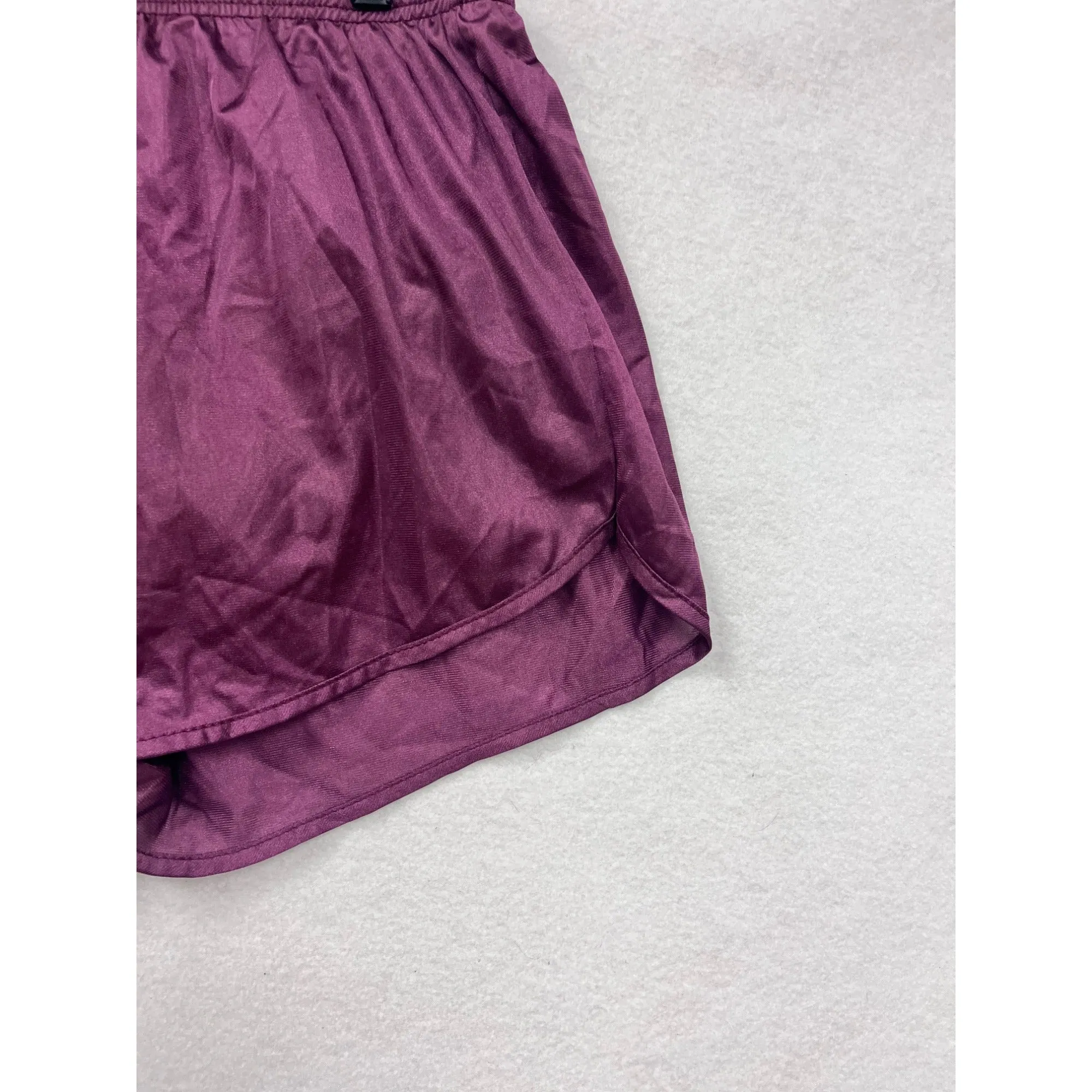 Cobblestones Womens Activewear Nylon Running Shorts XL Purple #8146
