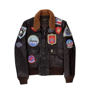 Cockpit USA Movie Hero Top Gun II Navy G-1 Leather Jacket