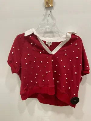 Collared Pearl Top & Shorts Set