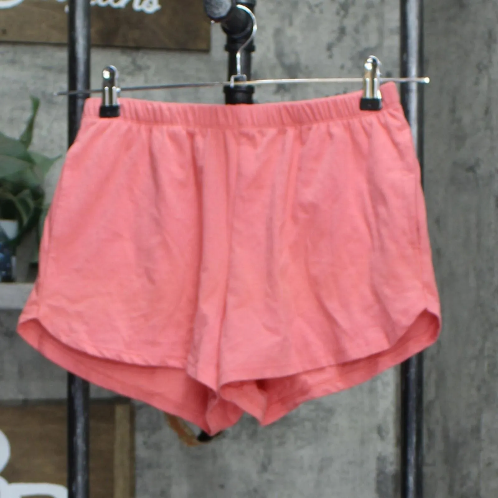Colsie Women's 2 Piece Pajama Shirt Shorts Set Red XS