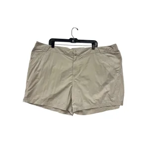 Columbia Womens Plus Size 3X Khaki Nylon Shorts With Pockets #6705