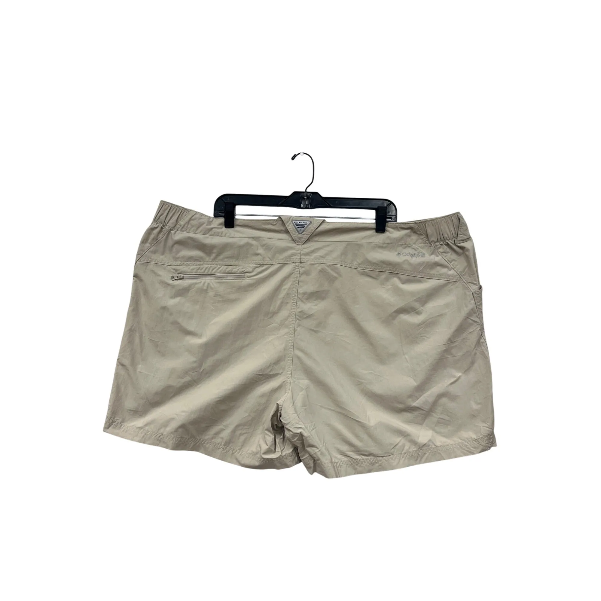 Columbia Womens Plus Size 3X Khaki Nylon Shorts With Pockets #6705