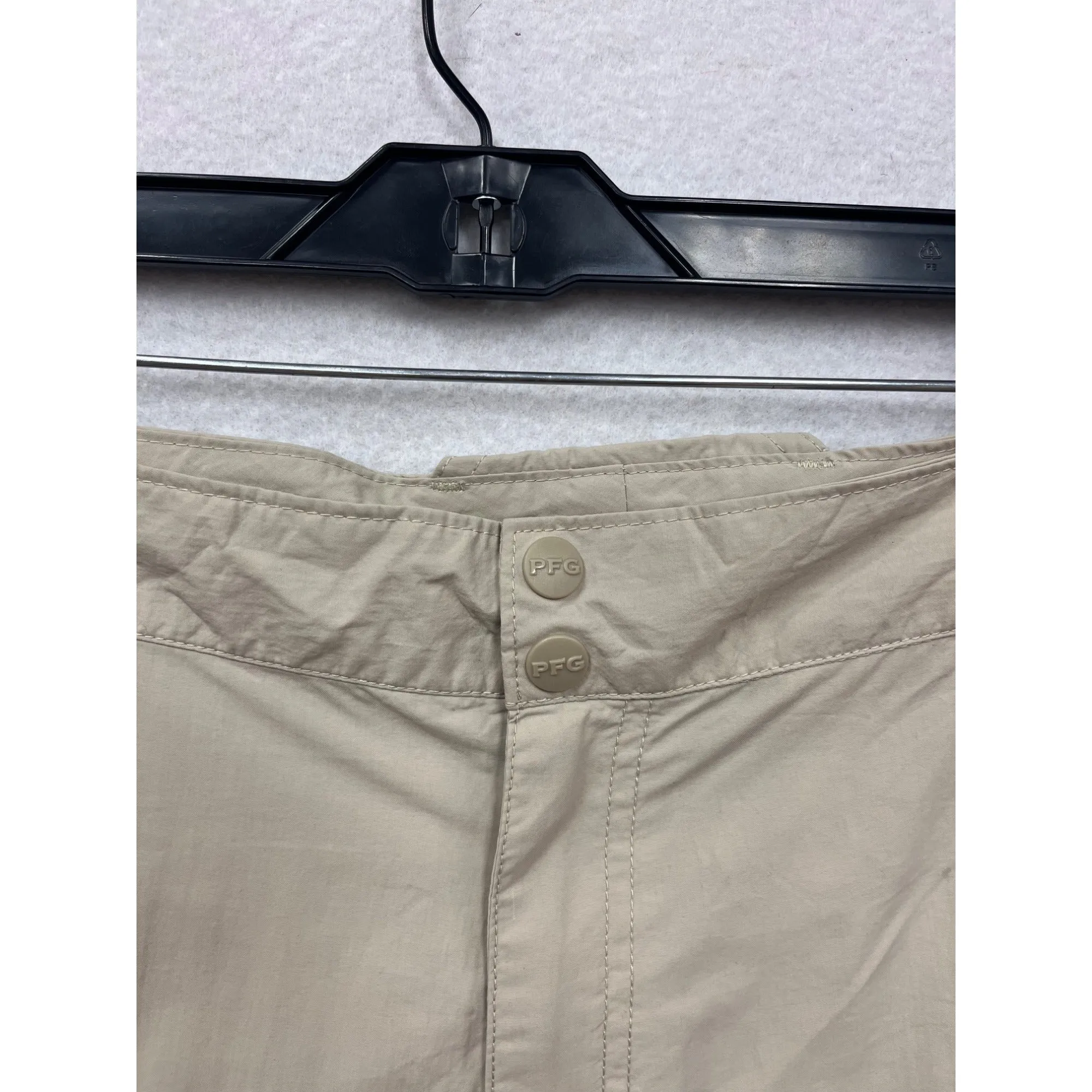 Columbia Womens Plus Size 3X Khaki Nylon Shorts With Pockets #6705