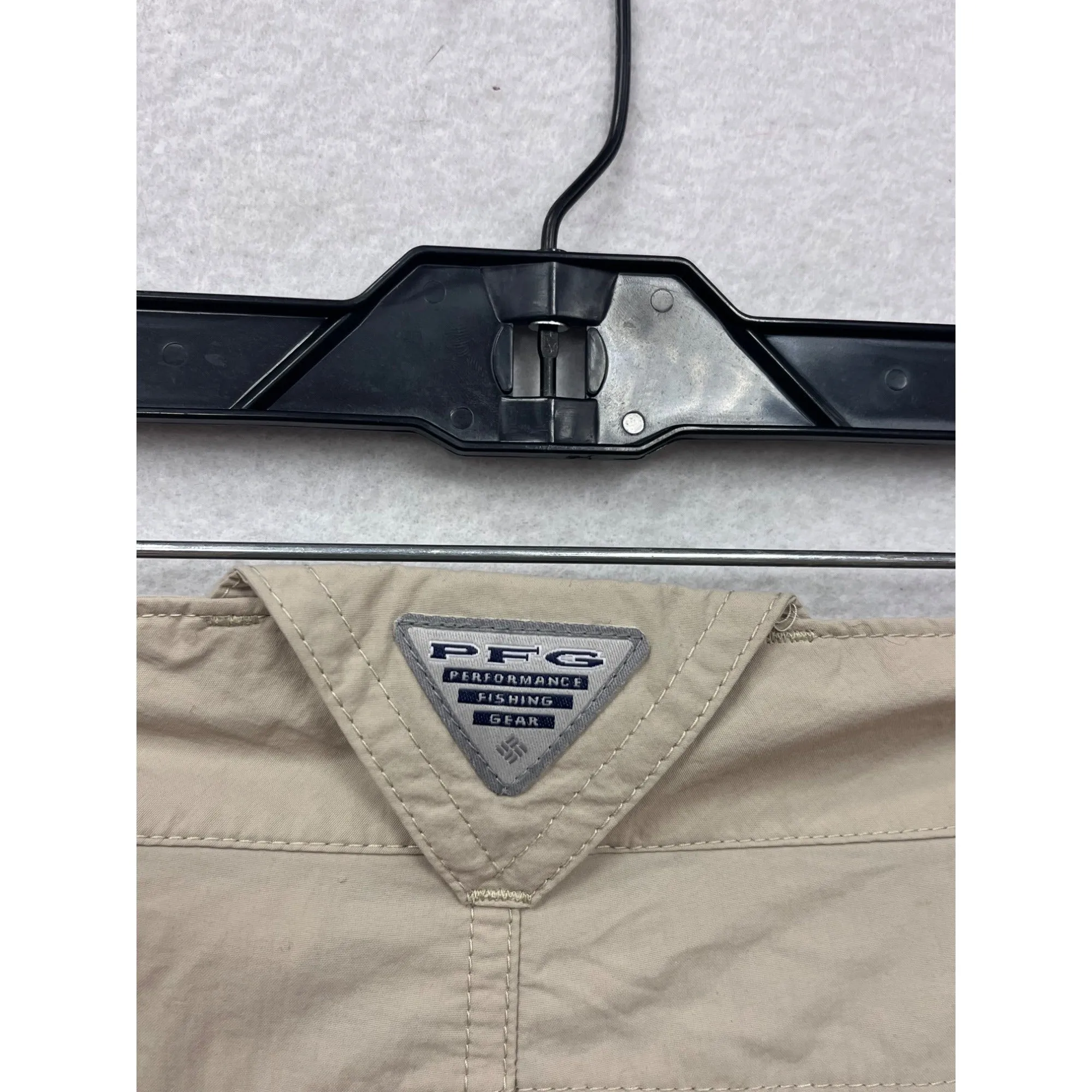 Columbia Womens Plus Size 3X Khaki Nylon Shorts With Pockets #6705