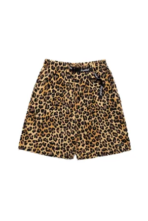 Combed Burberry Leopard EASY Shorts - Brown
