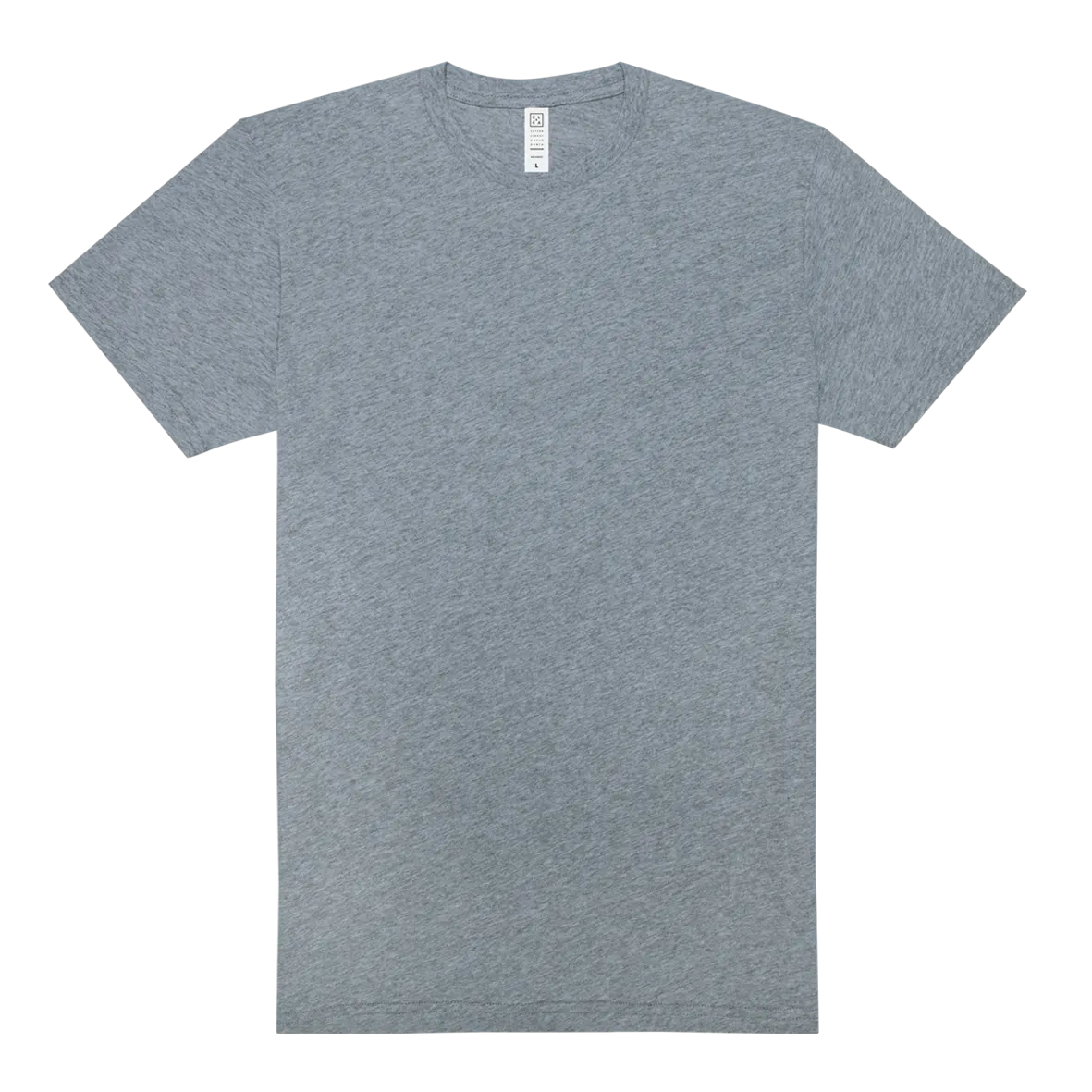 Crew Neck T-shirt | White Heather | CL-1002