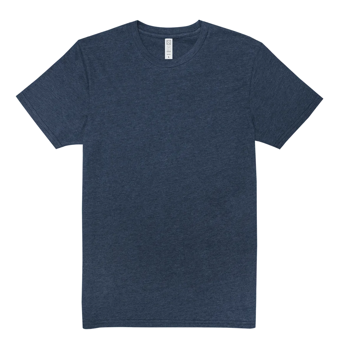 Crew Neck T-shirt | White Heather | CL-1002