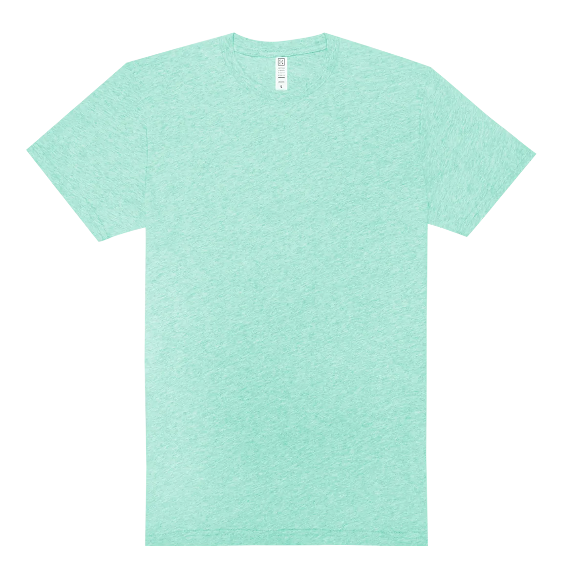 Crew Neck T-shirt | White Heather | CL-1002
