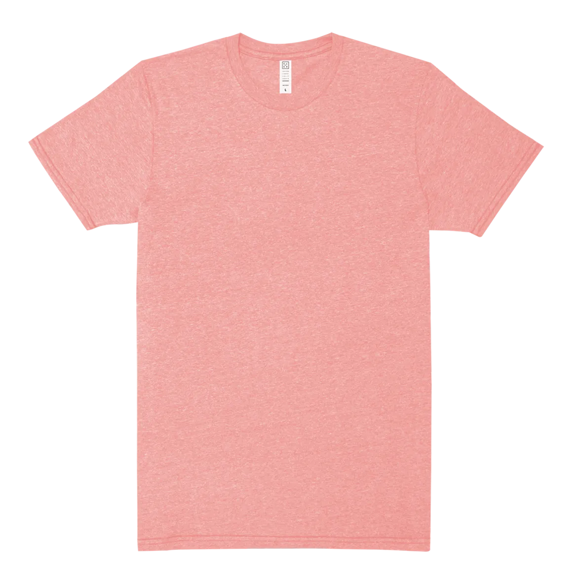 Crew Neck T-shirt | White Heather | CL-1002
