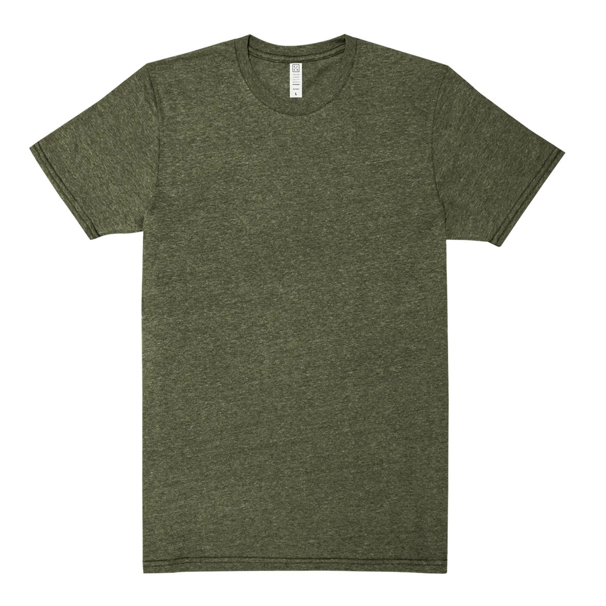 Crew Neck T-shirt | White Heather | CL-1002