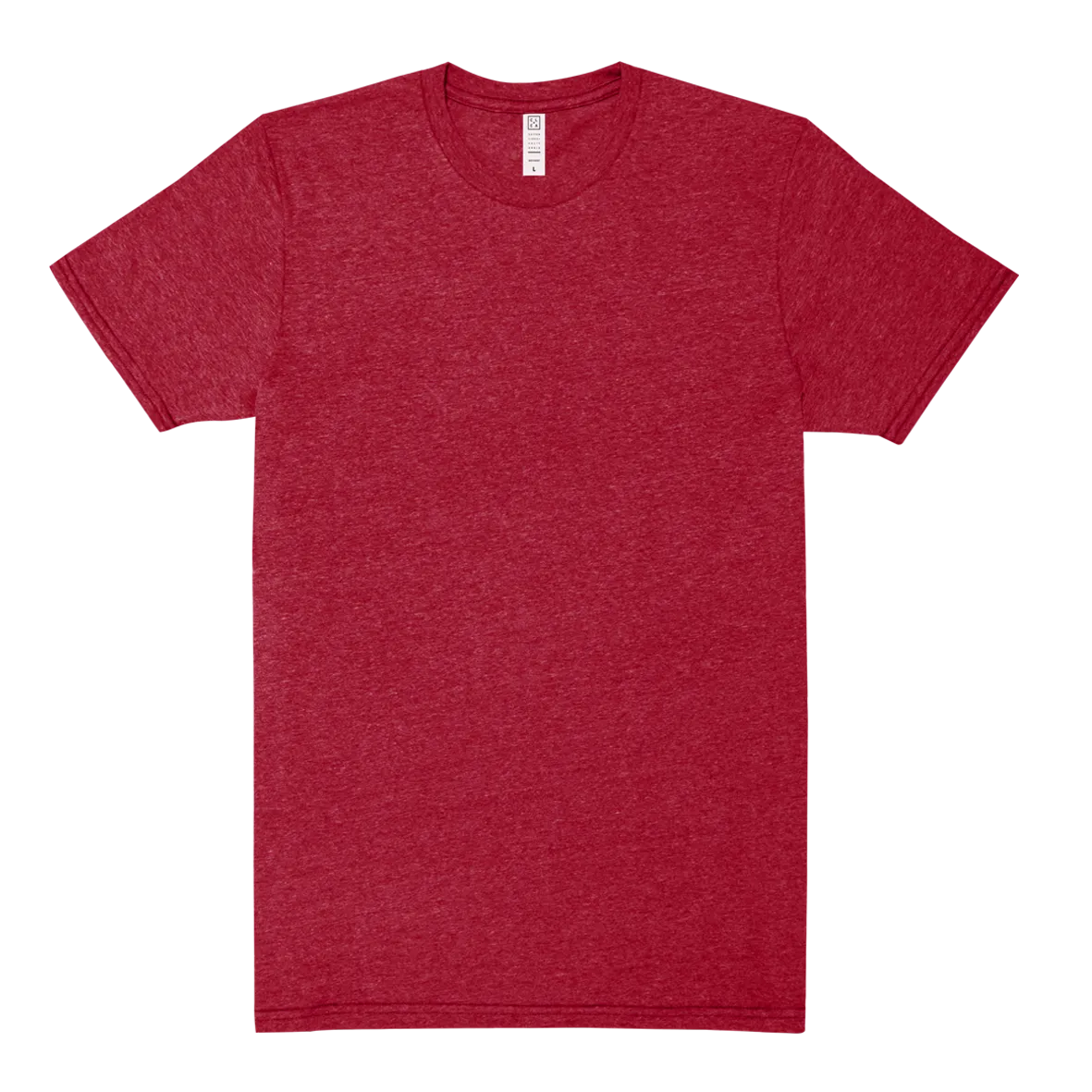 Crew Neck T-shirt | White Heather | CL-1002