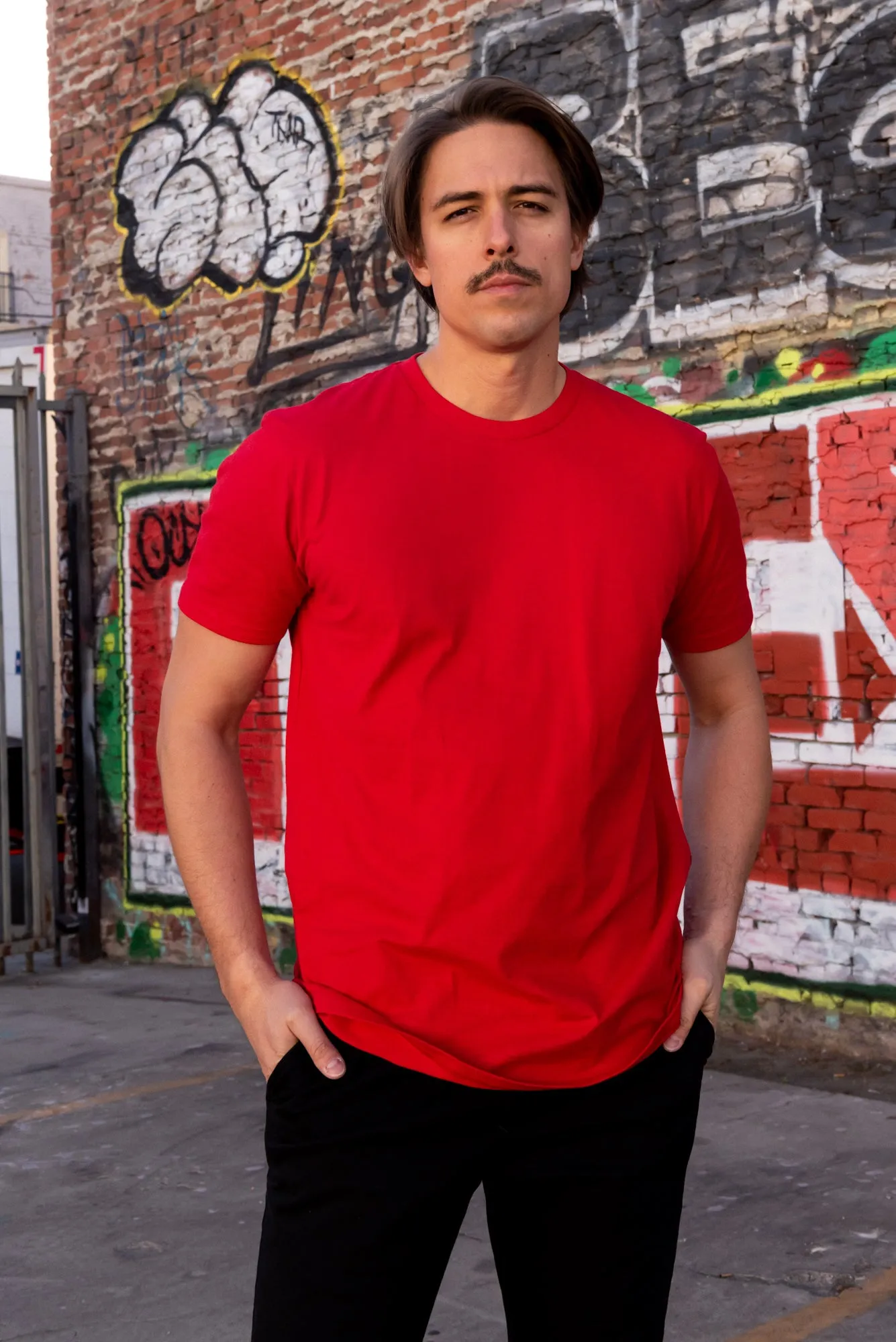 Crew Neck T-shirt | White Heather | CL-1002