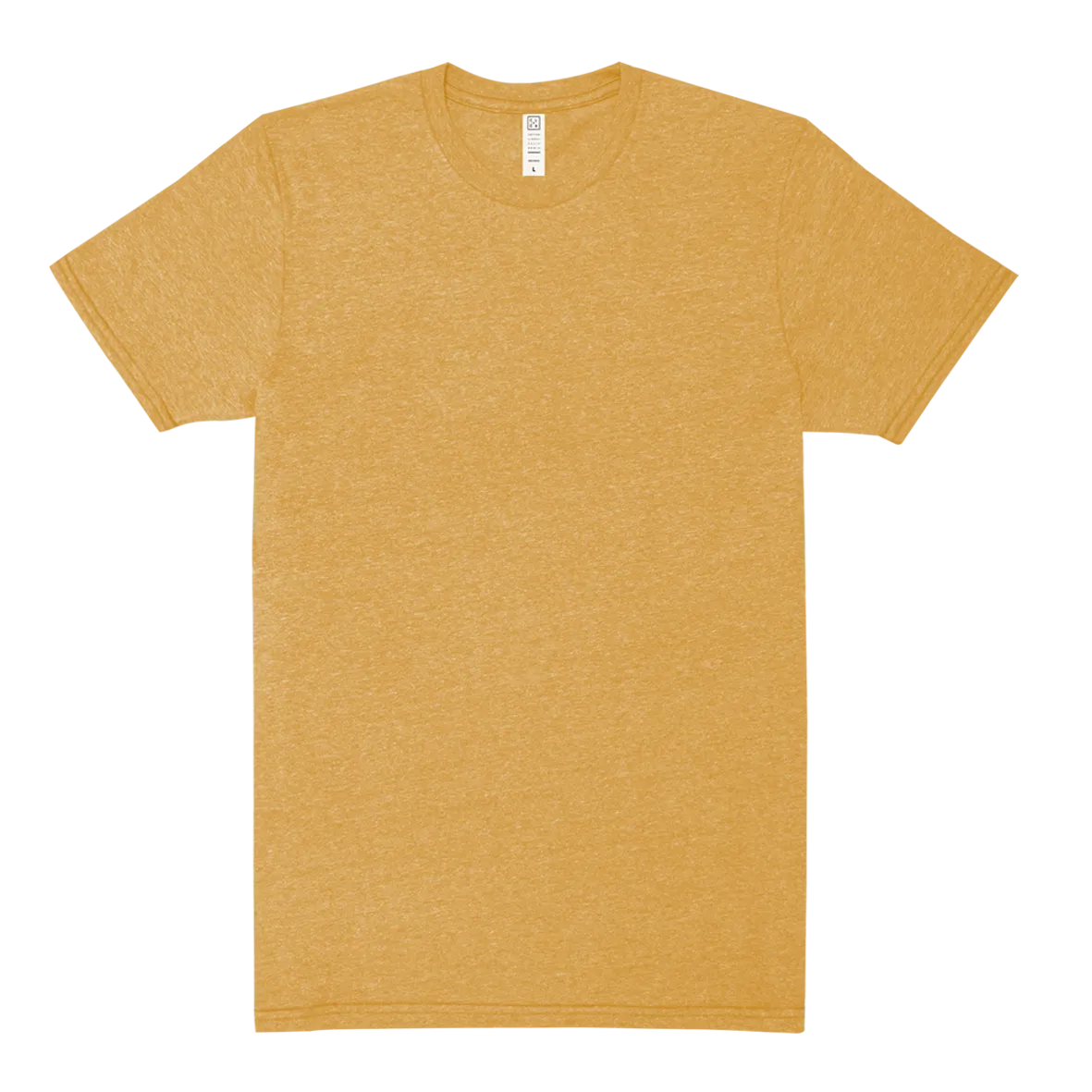 Crew Neck T-shirt | White Heather | CL-1002