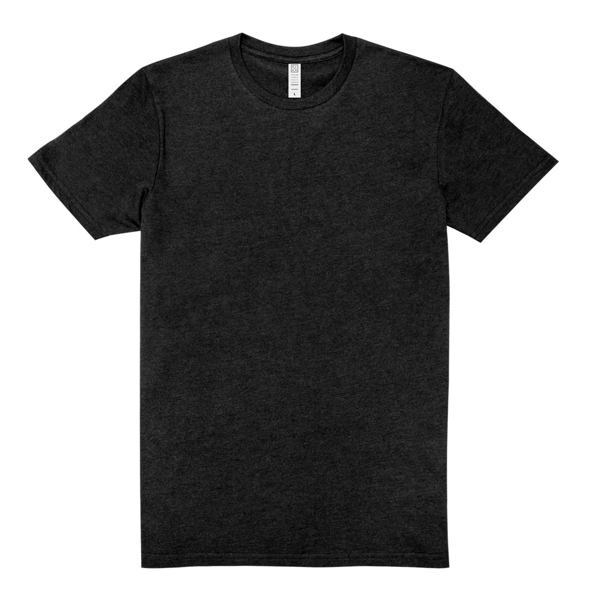 Crew Neck T-shirt | White Heather | CL-1002