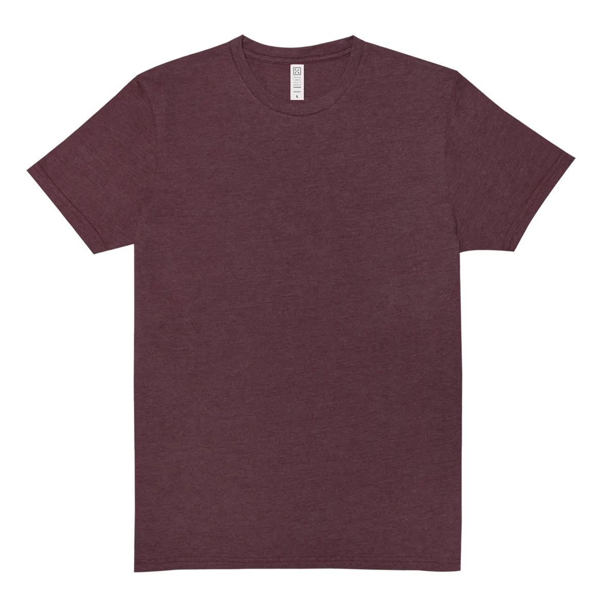 Crew Neck T-shirt | White Heather | CL-1002
