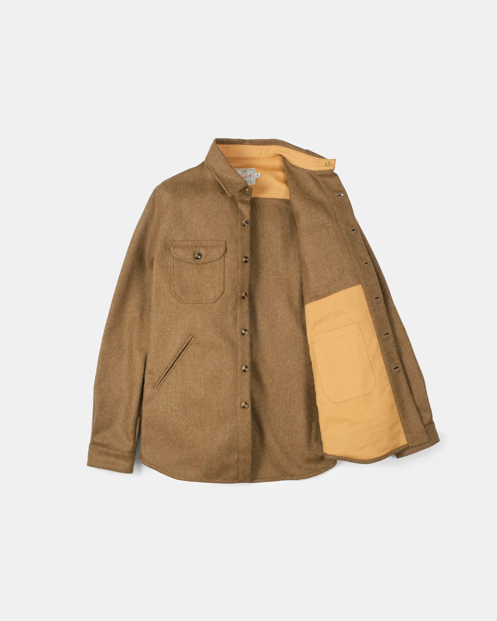 Crissman Overshirt - Dark Tan Mix