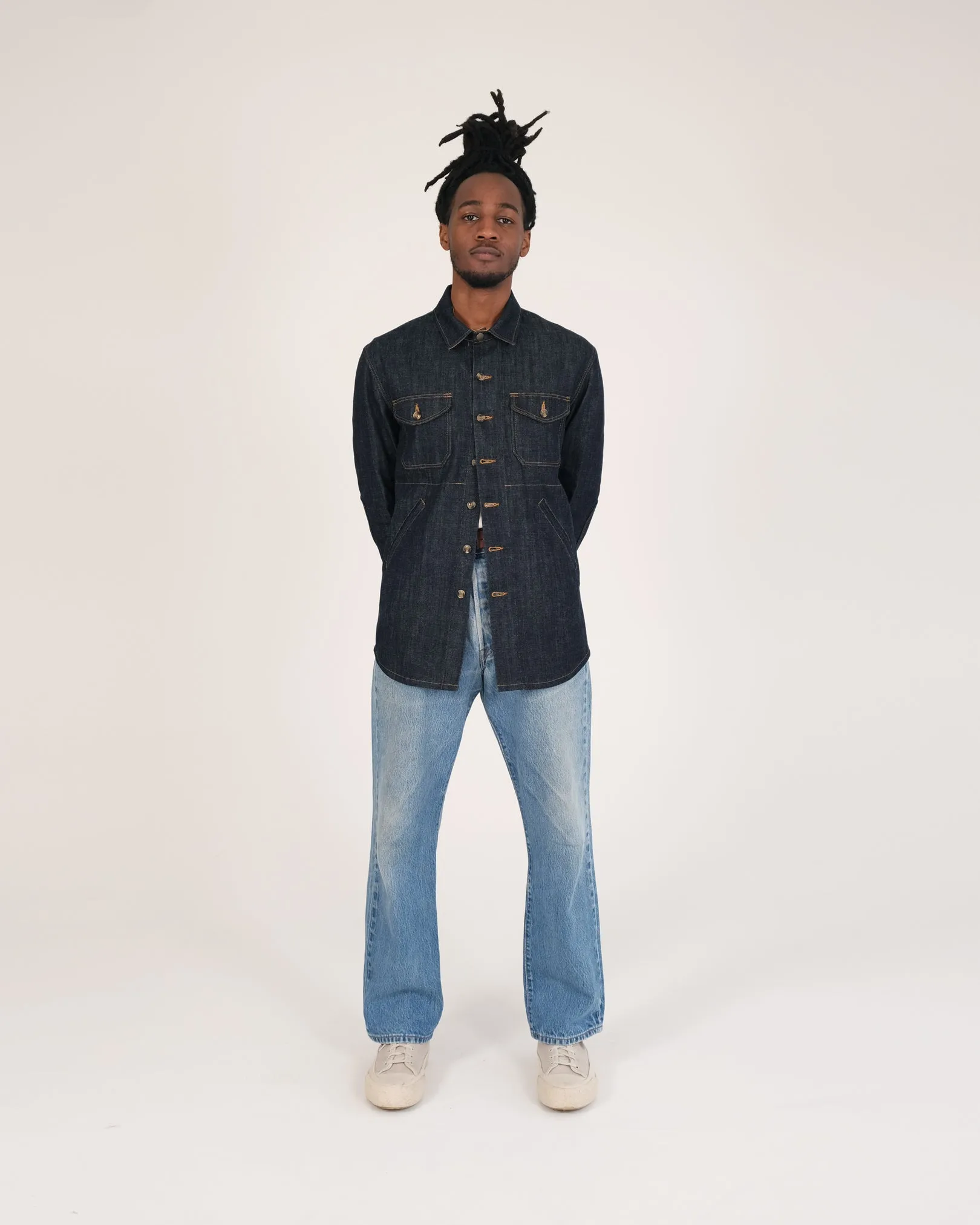Crissman Overshirt - Indigo Denim