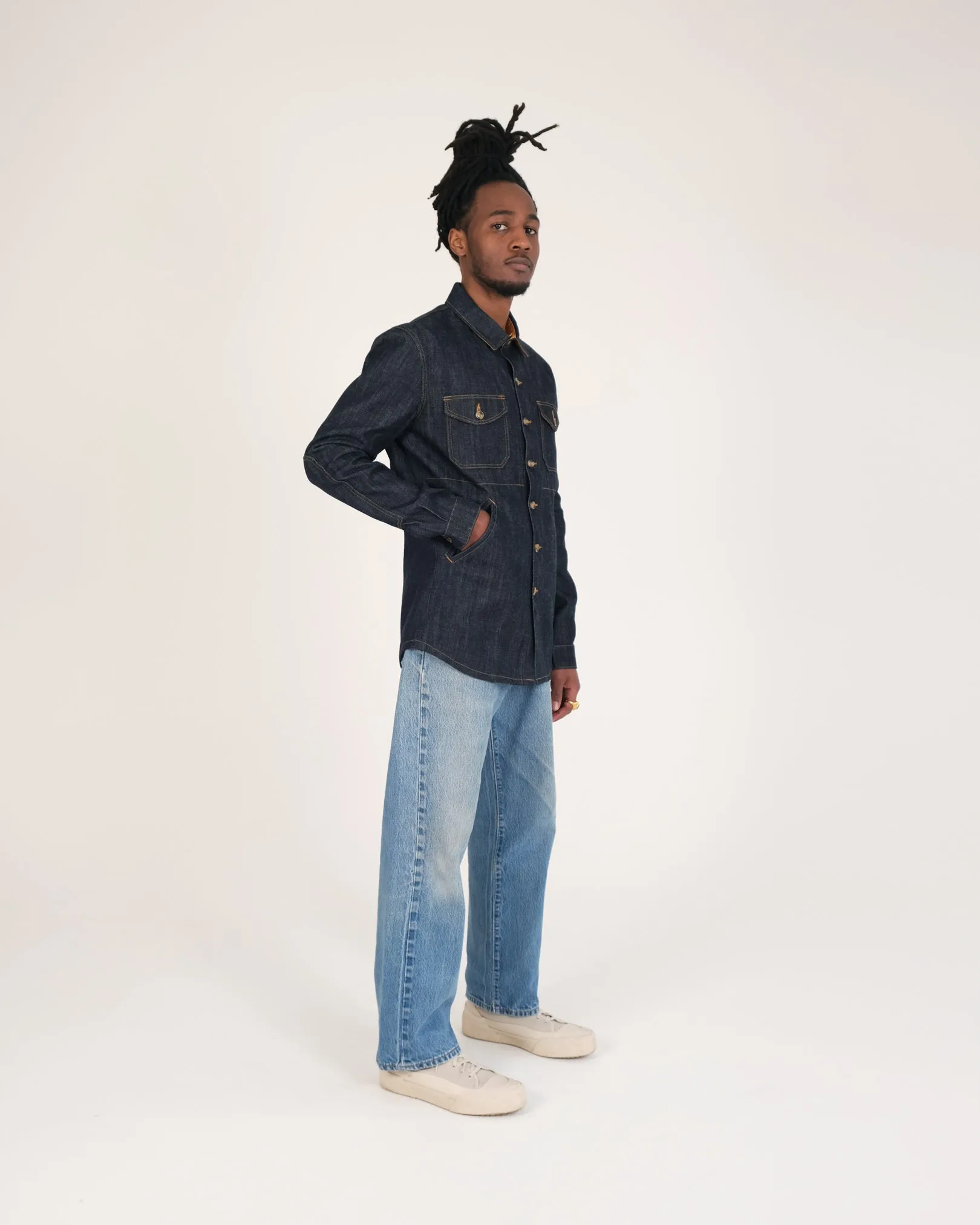 Crissman Overshirt - Indigo Denim