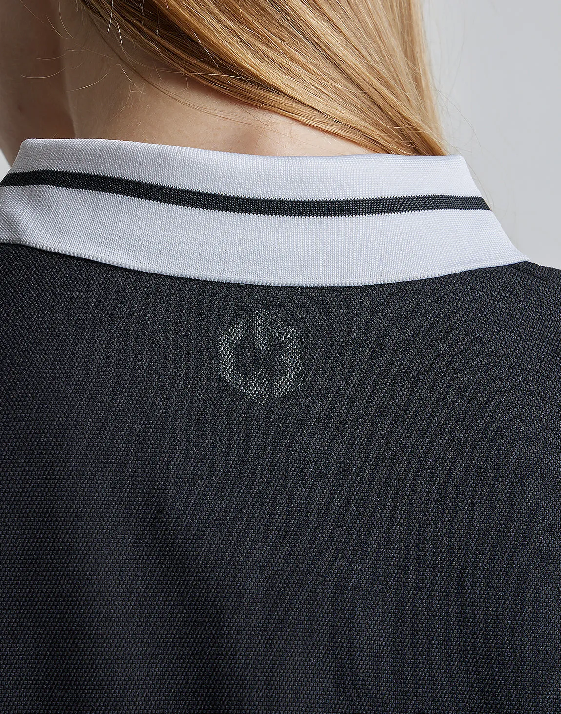 CRONOS BLACK POLO SHIRTS【WHITE】