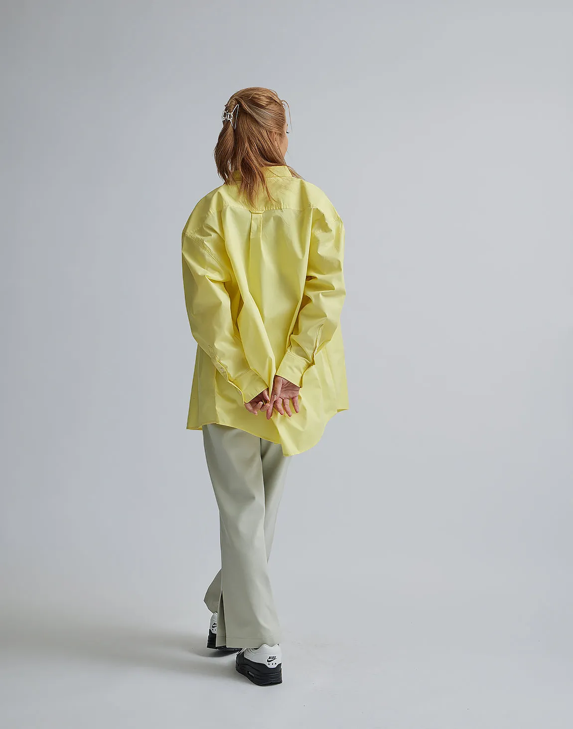 CRONOS WOMEN LOGO LONG SHIRTS【YELLOW】