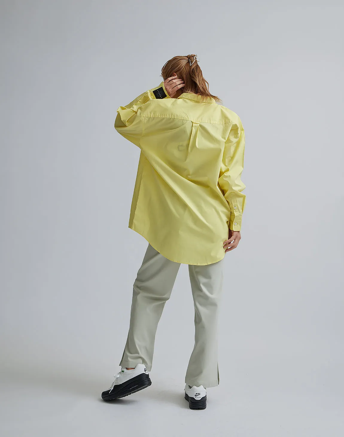CRONOS WOMEN LOGO LONG SHIRTS【YELLOW】
