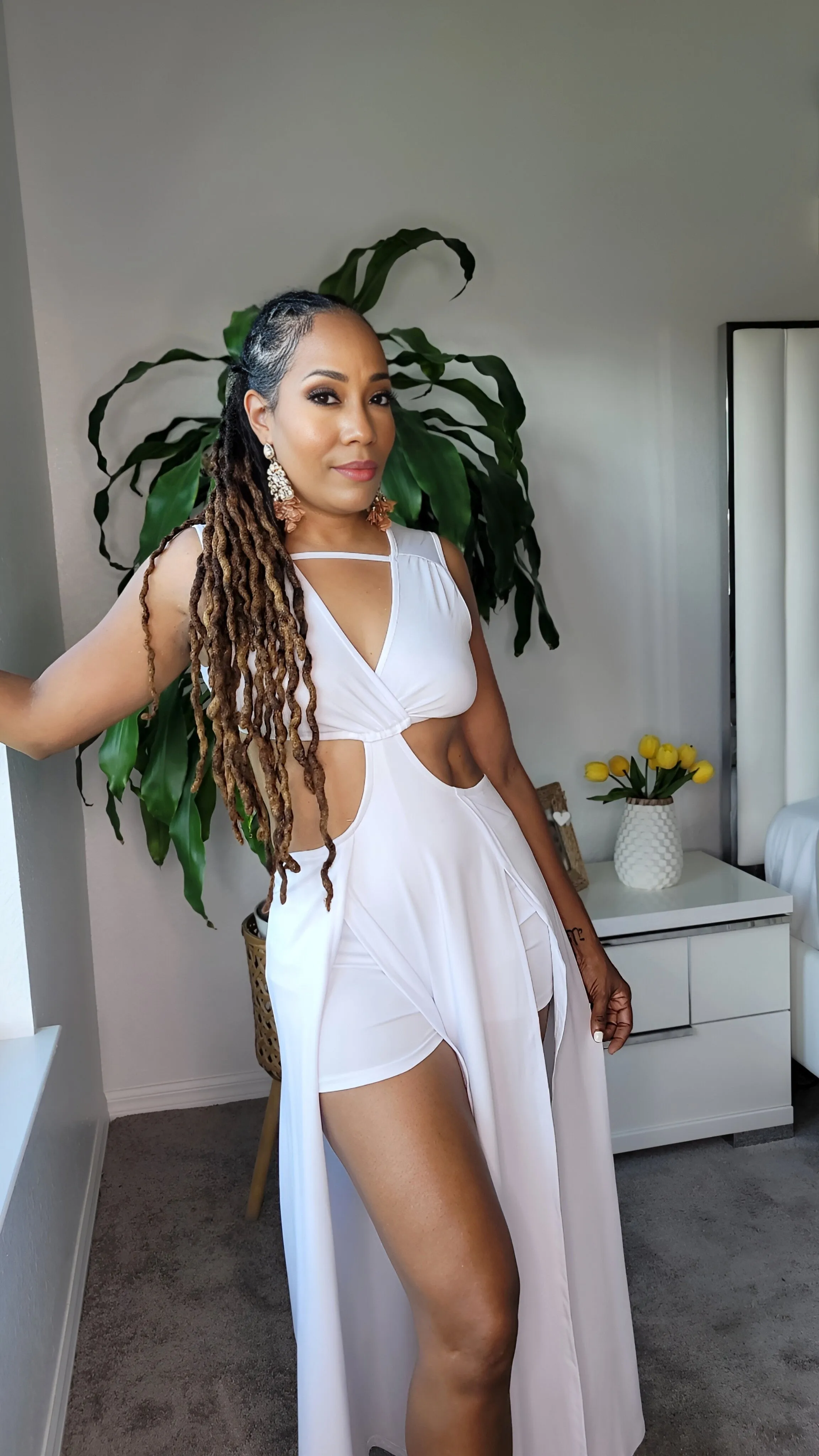 Cruising Cut out Skort Maxi