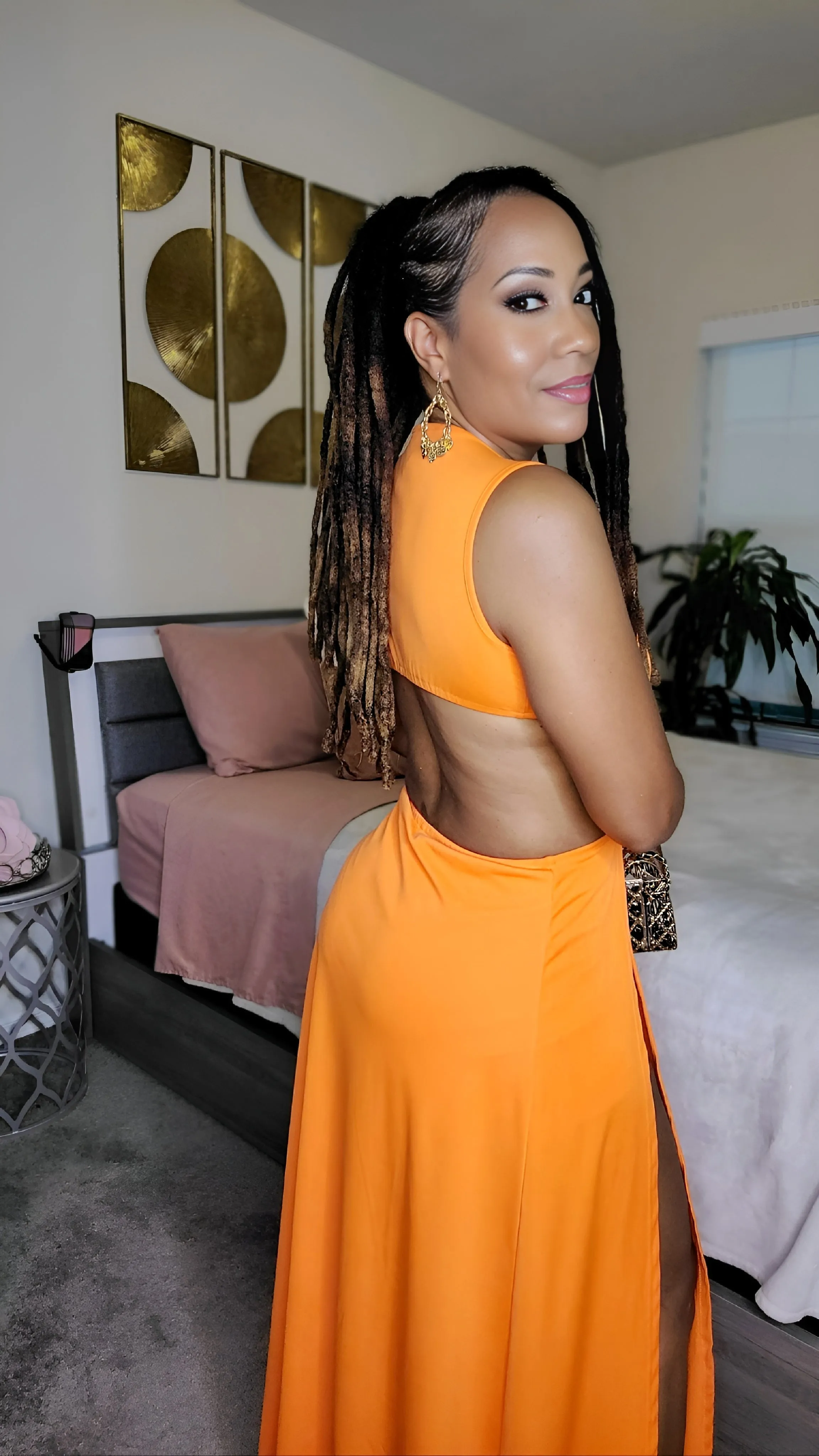 Cruising Cut out Skort Maxi