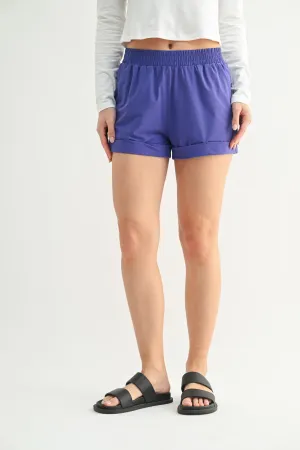Cuffed Athleisure Short