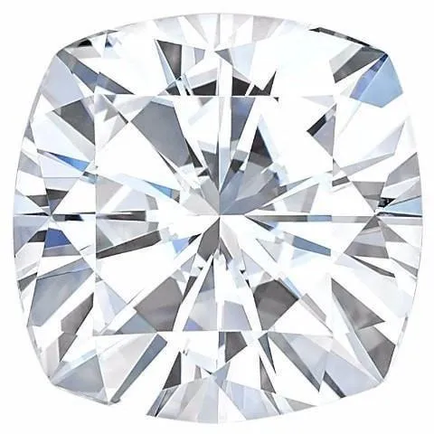 Cushion Forever One Charles & Colvard Loose Moissanite Stone
