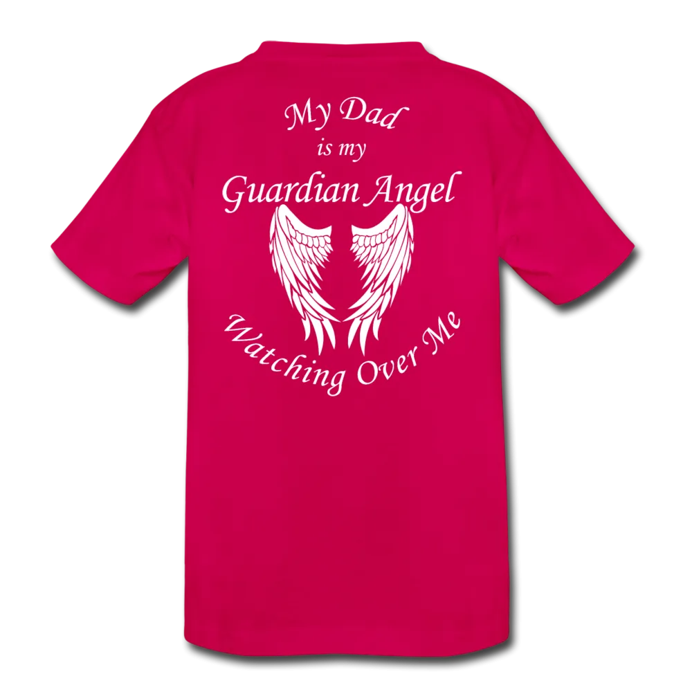 Dad Guardian Angel Kids' Premium T-Shirt (CK3549)