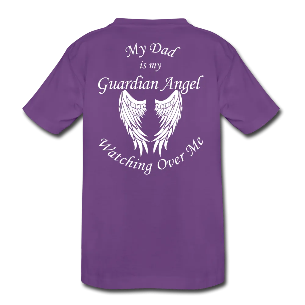 Dad Guardian Angel Kids' Premium T-Shirt (CK3549)