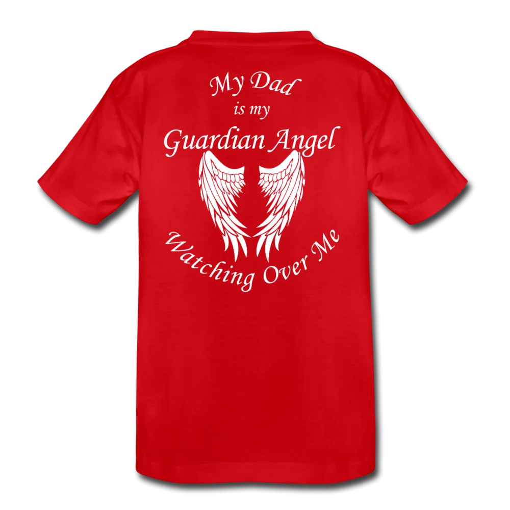 Dad Guardian Angel Kids' Premium T-Shirt (CK3549)