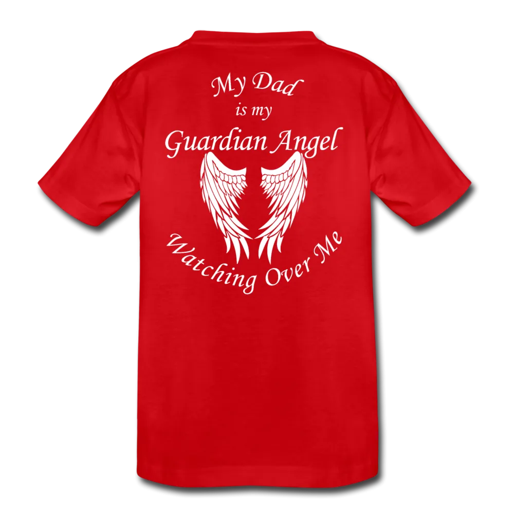 Dad Guardian Angel Kids' Premium T-Shirt (CK3549)