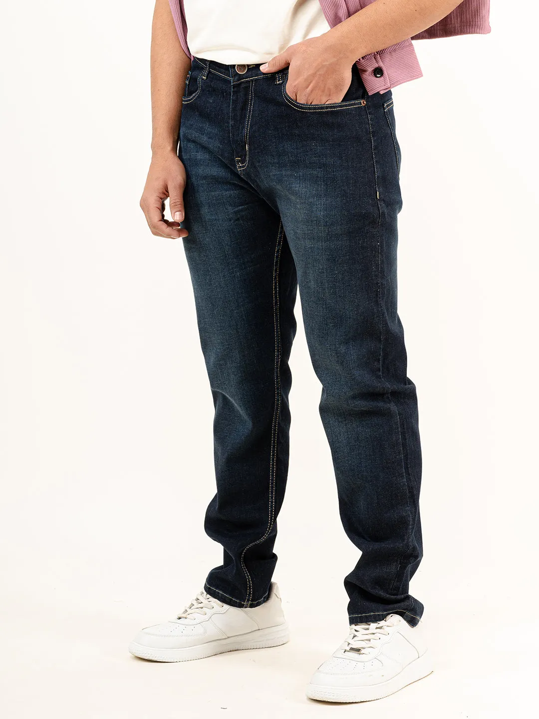 Dark Blue Slim FIt Denim jeans