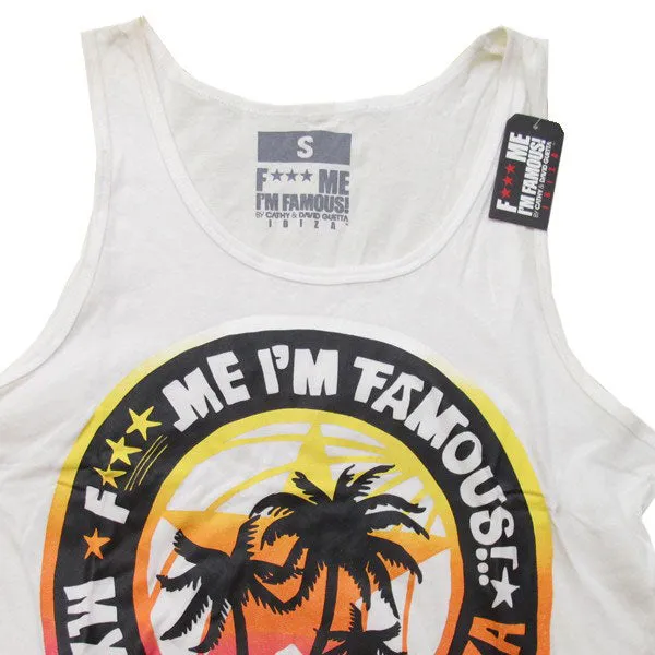 David Guetta F Me I'm Famous Ibiza Palms Mens Vest