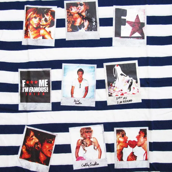 David Guetta F Me I'm Famous Ibiza Polaroid Men's T-shirt