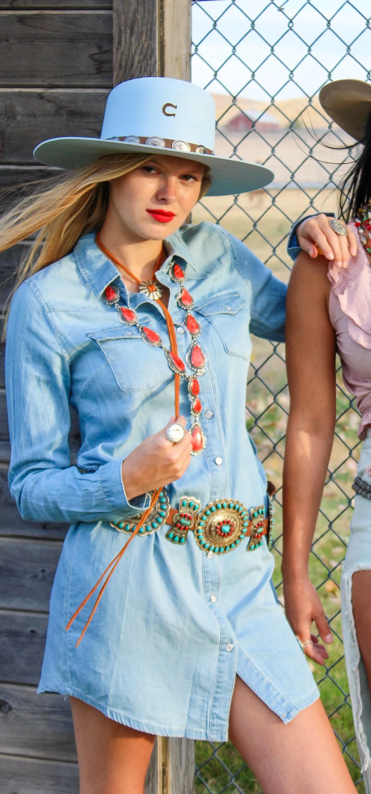 Denim dress