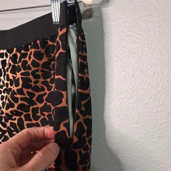Derek Lam Womens Leopard Print Shorts Hot Pants Size 6 100% Cotton Made In Italy