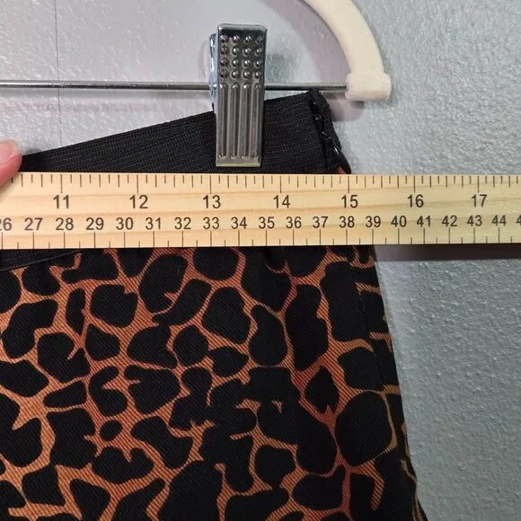 Derek Lam Womens Leopard Print Shorts Hot Pants Size 6 100% Cotton Made In Italy