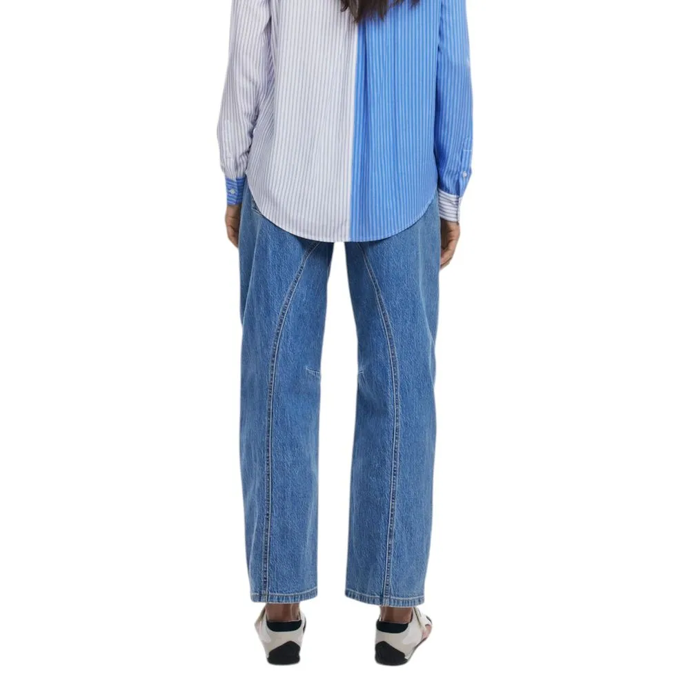 Desigual Light Blue Viscose Sweater