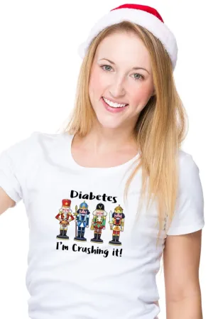 Diabetes, I'm Crushing it! - Christmas - Unisex T-Shirt