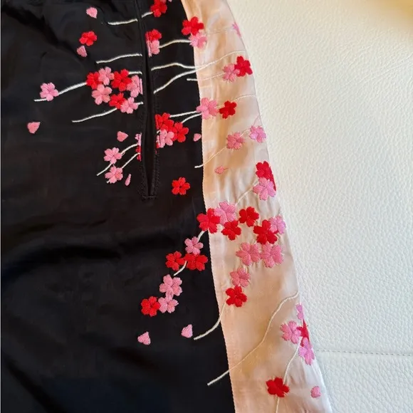Diesel Black line High waist  Shorts Floral Detail  Size XS
