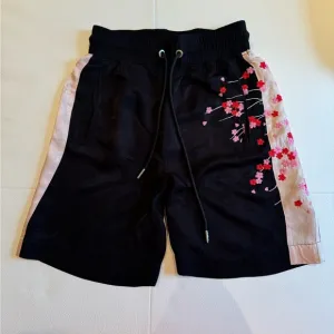 Diesel Black line High waist  Shorts Floral Detail  Size XS
