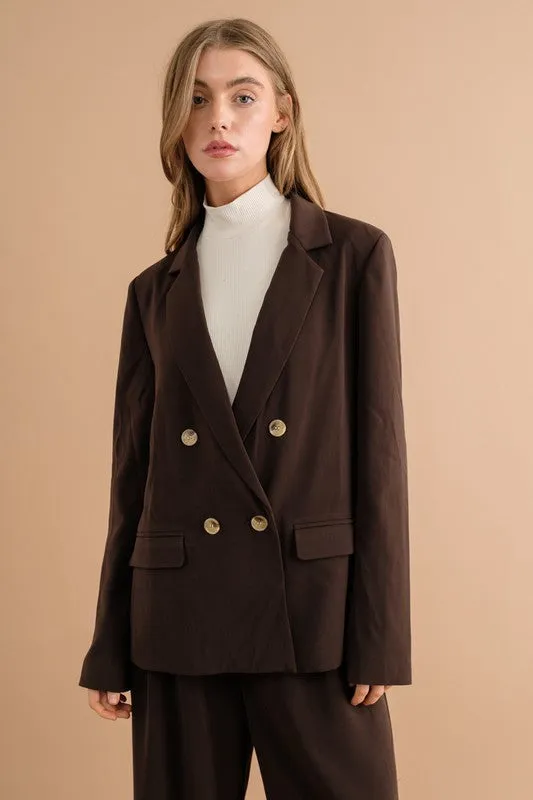 Double Button Blazer